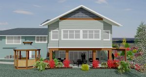 Hospice Expansion Project - Rear Right Rendering